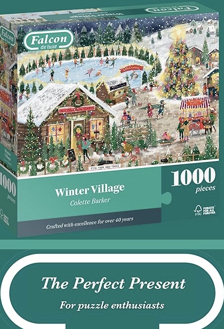 Falcon de Luxe 515 - Winter Village - 1000 stukjes