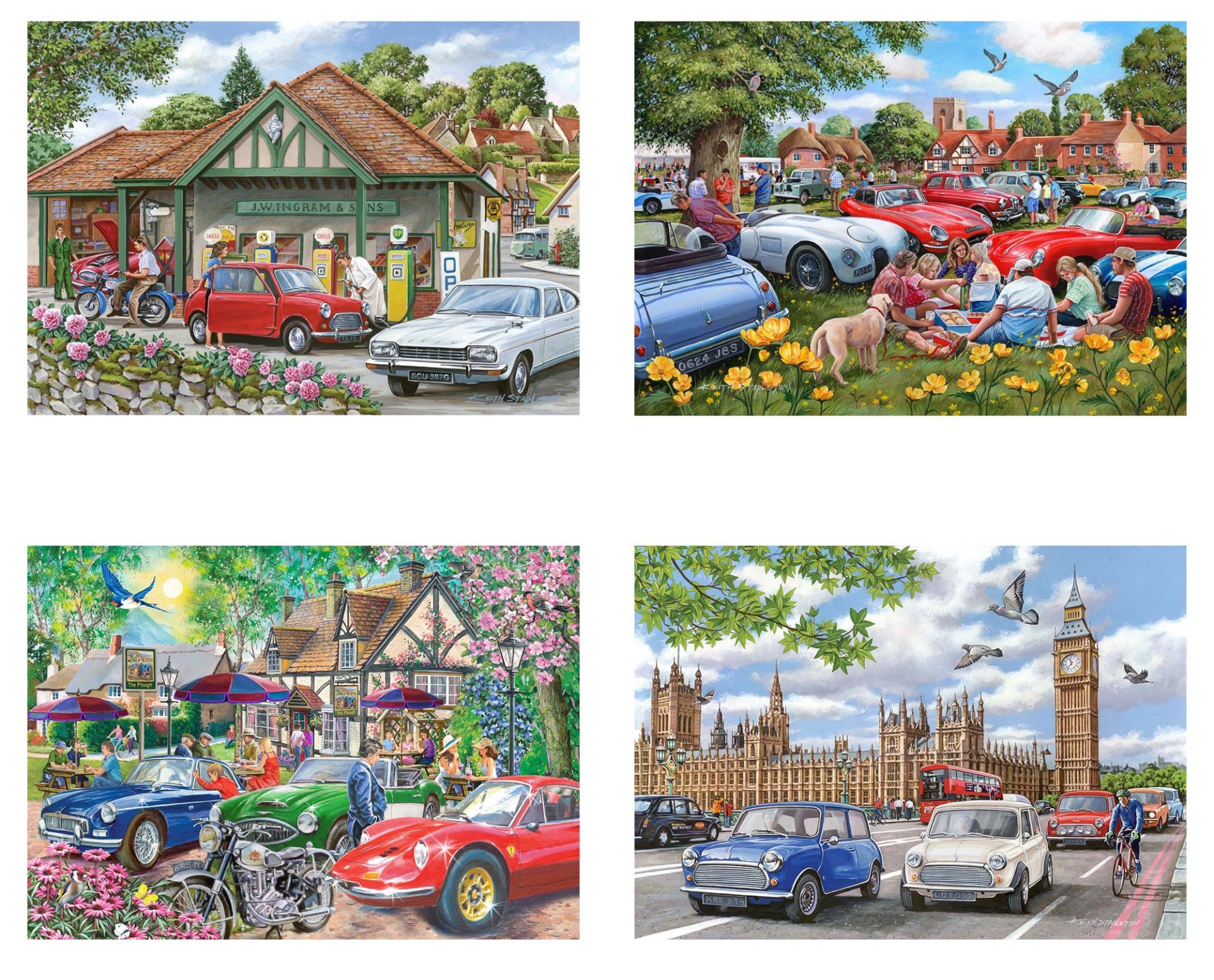 House of Puzzles - Nice Day for a Drive - 4x500 stukjes