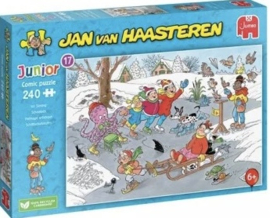 Jan van Haasteren JUNIOR  - Schaatsen - 240 stukjes