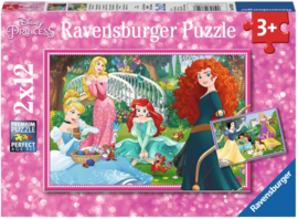 Ravensburger - Disney Prinsessen - 2x12 stukjes