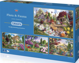 Gibsons 5025 - Flora & Fauna - 4x500 stukjes
