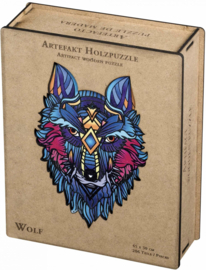 Artefact Houten Puzzel - Wolf - 206 stukjes