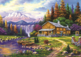 Art Puzzle 4230 - Sunset in the Mountains - 1000 stukjes