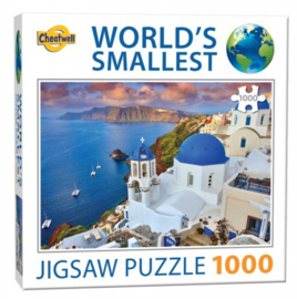 TFF World's Smallest - Santorini - 1000 stukjes  Minipuzzel