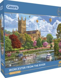 Gibsons 3181 - Worcester from the River - 500 stukjes