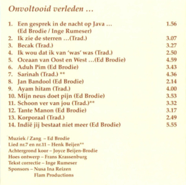 Ed Brodie - Onvoltooid Verleden... - cd