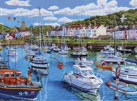 Gibsons 6444 - Aberaeron, Cardigan Bay - 1000 stukjes