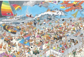 Jan van Haasteren - Op Het Strand - 1500 stukjes
