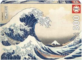 Educa Katsushika Hokusai - De Grote Golf van Kanagawa - 500 stukjes