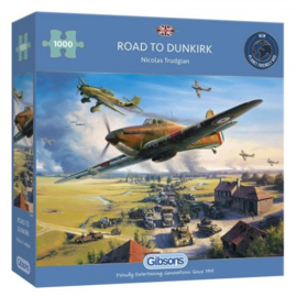 Gibsons 6299 - Road to Dunkirk - 1000 stukjes  OP=OP