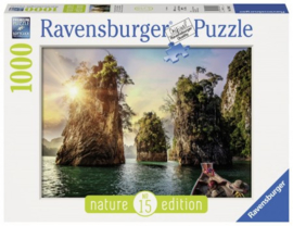 Ravensburger -Three Rocks in Cheow, Thailand - 1000 stukjes