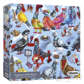 Gibsons 6607 - Pigeons of Britain - 1000 stukjes