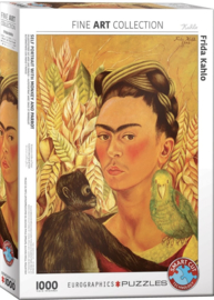 Eurographics 6170 - Self Portrait with Monkey and Parrot - 1000 stukjes