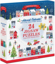 Eurographics  Advent Calendar, Christmas Town - 24 Puzzeltjes