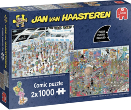 Jan van Haasteren - Net Als in de Film & Geef ons de Ruimte - 2x1000 stukjes