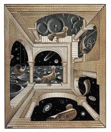 Puzzelman M.C. Escher - Andere Wereld - 1000 stukjes  