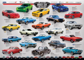 Eurographics 0682 - American Muscle Car Evolution - 1000 stukjes