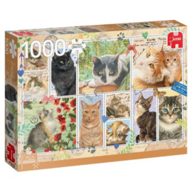 Jumbo - Francien's Katten Postzegels - 1000 stukjes