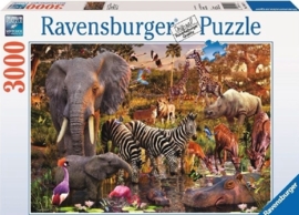 Ravensburger  - Afrikaanse Dierenwereld - 3000 stukjes