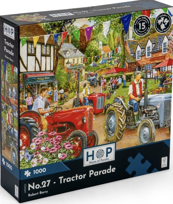 House of Puzzles - Tractor Parade - 1000 st. (Find the Difference 27)