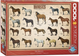 Eurographics 0078 - Horses - 1000 stukjes