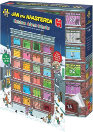 Jan van Haasteren - Kerst Advent Kalender - 24 x 54 stukjes