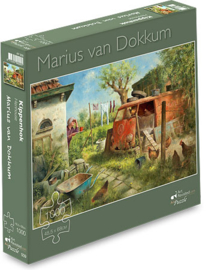 Art Revisited Marius van Dokkum - Kippenhok  - 1000 stukjes