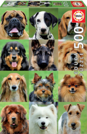 Educa - Dogs Collage - 500 stukjes  OP=OP