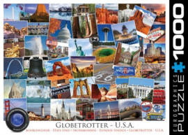 Eurographics 0750 - Globetrotter USA - 1000 stukjes