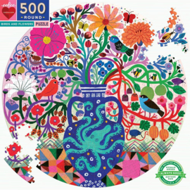 eeBoo - Birds and Flowers - 500 stukjes