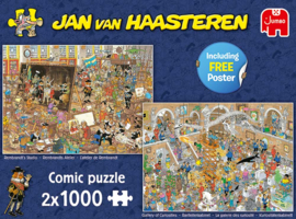 Jan van Haasteren - Een Dagje Naar Het Museum - 2x1000 stukjes