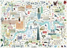 Gibsons 6606 - Map of London - 1000 stukjes