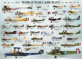Eurographics 0087 - World War I Aircraft - 1000 stukjes