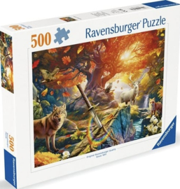 Ravensburger - Het Bos van Excalibur - 500 stukjes