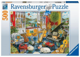 Ravensburger - De Muziekkamer  - 500 stukjes