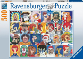 Ravensburger - Lettertypes - 500 stukjes  OP=OP