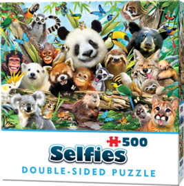 TFF Dubbelzijdige Selfie puzzel - Jungle - 500 stukjes