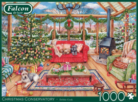 Falcon de Luxe 11275  - The Christmas Conservatory - 1000 stukjes