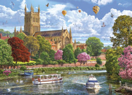 Gibsons 6454 - Worcester from the River - 1000 stukjes