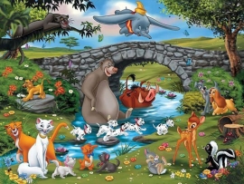 Ravensburger - Familie van de Animal Friends -100XXL stukjes