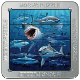 TFF 3D Magna Puzzle Small - Sharks - 16 stukjes
