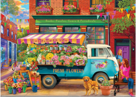 Eurographics 5917 - VW-The Flower Van - 1000 stukjes
