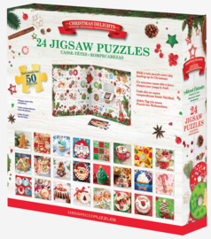 Eurographics - Puzzle Adventskalender - Christmas Delights - 24x50 stukjes