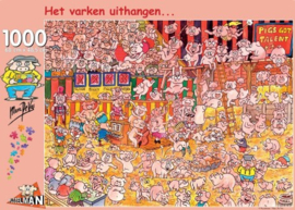 Puzzelman Marc de Vos - Het Varken Uithangen... - 1000 stukjes