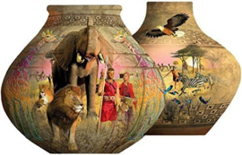 SunsOut 95622 - African Pots - 1000 stukjes  Vormpuzzel