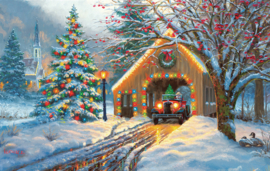 SunsOut 53052 - Christmas Crossing - 550 stukjes