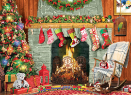 Eurographics 5502 - Christmas by the Fireplace - 500XL stukjes