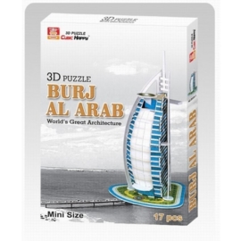 Cubic Fun 3D - Burj Al Arab (mini) 17 stukjes