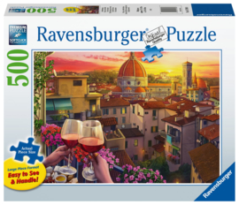 Ravensburger - Wijn Drinken op het Terras - 500XL stukjes