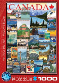 Eurographics 0778 - Travel Canada-Vintage Posters - 1000 stukjes